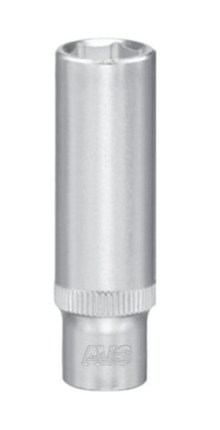 Головка торцевая глубокая 6-гранная 1/4''DR (12 мм) AVS H11412 A07855S