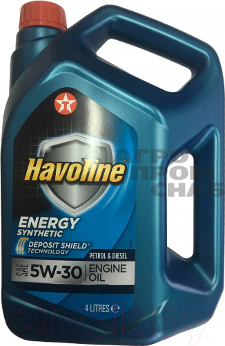 Масло Texaco HAVOLINE ENERGY MS SAE 5w-30 API SN/CF A5/B5 4л.