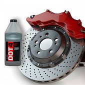 Тормозная жидкость ODIS 0910 DOT-4 910гр (35)